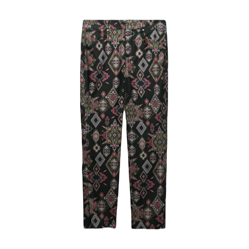 

Брюки Slim Fit Zara, черный/серый