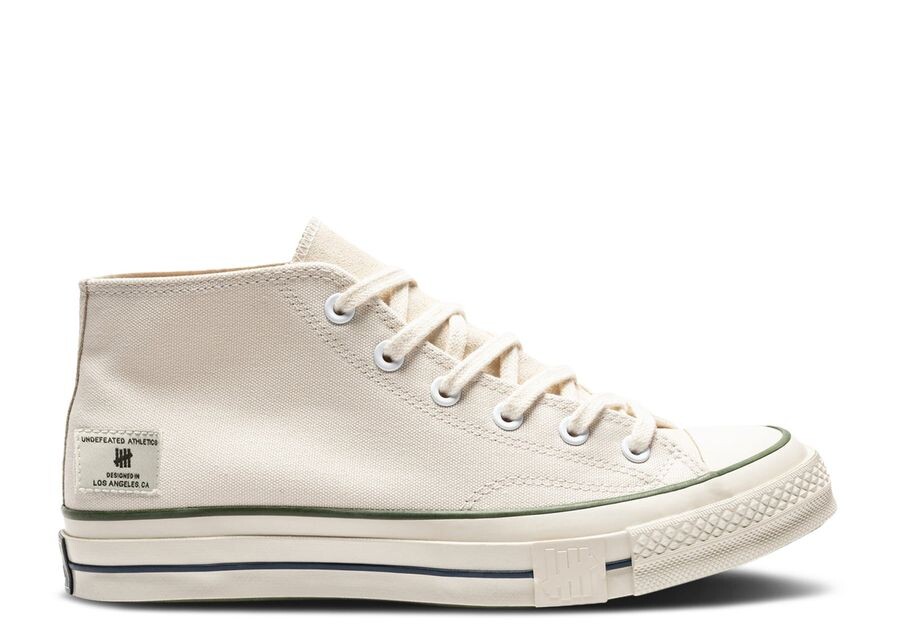 

Кроссовки Converse Undefeated X Chuck 70 Mid 'Parchment Chive', кремовый, Серый