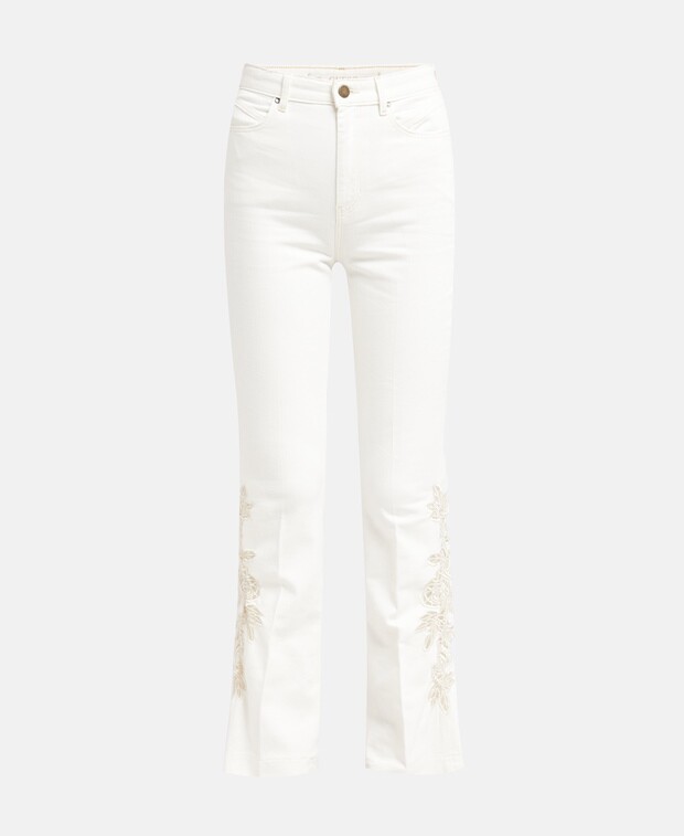 

Джинсы с вырезом Guess, цвет Wool White