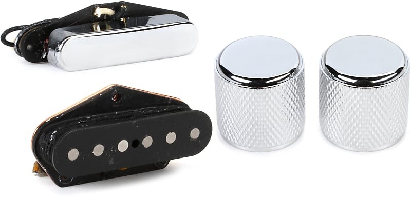 

Набор звукоснимателей Fender Original Vintage Telecaster, состоящий из 2 предметов, с ручками Fender Telecaster/Precision Bass с накаткой 0991366000=1 0992119000=1