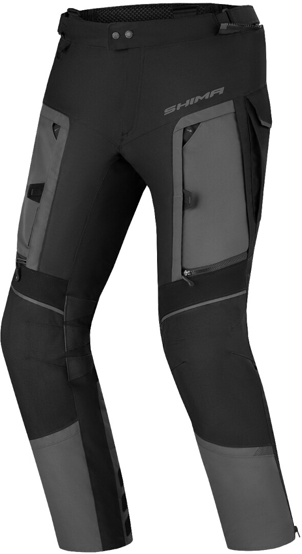 цена Мотоциклетные брюки SHIMA Hero 2.0 водонепроницаемые, черный/серый