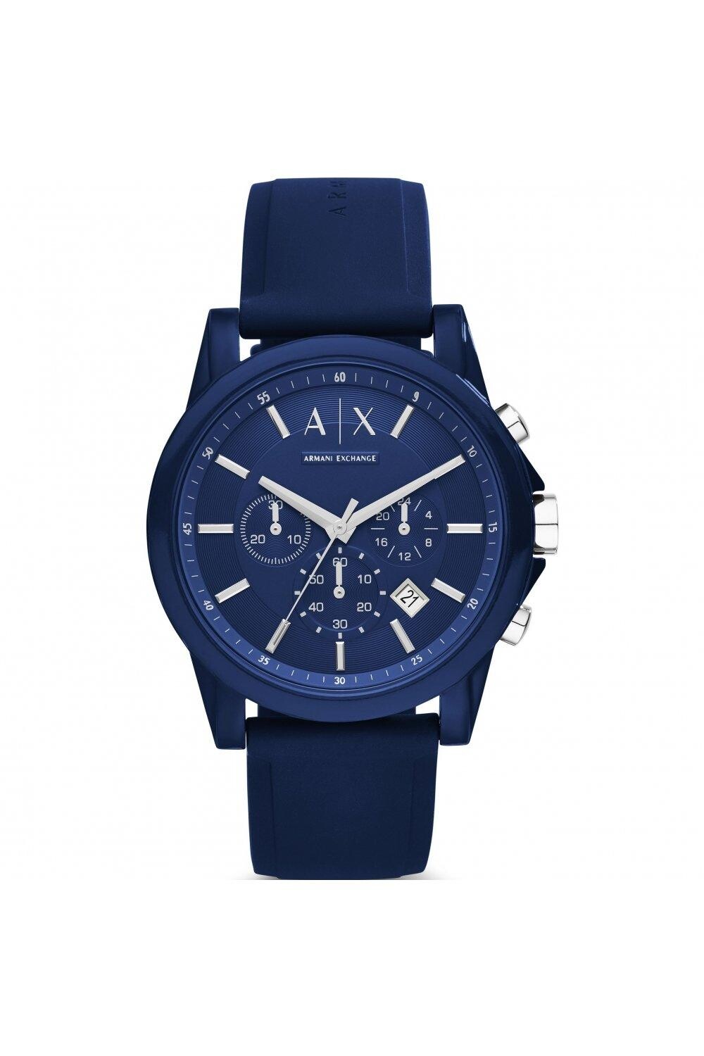 

Нейлоновые модные аналоговые кварцевые часы - Ax1327 Armani Exchange, синий
