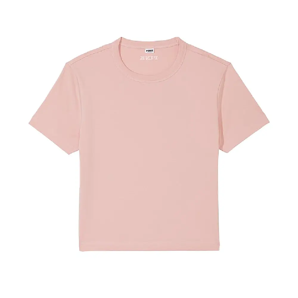

Футболка Victoria's Secret Pink Pima Cotton Club, розовый