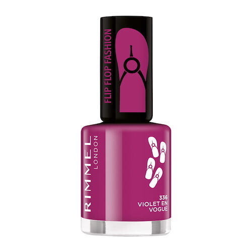 

Rimmel Быстросохнущий лак для ногтей 60 Seconds Flip Flop 336 Violet En Vouge 8 мл