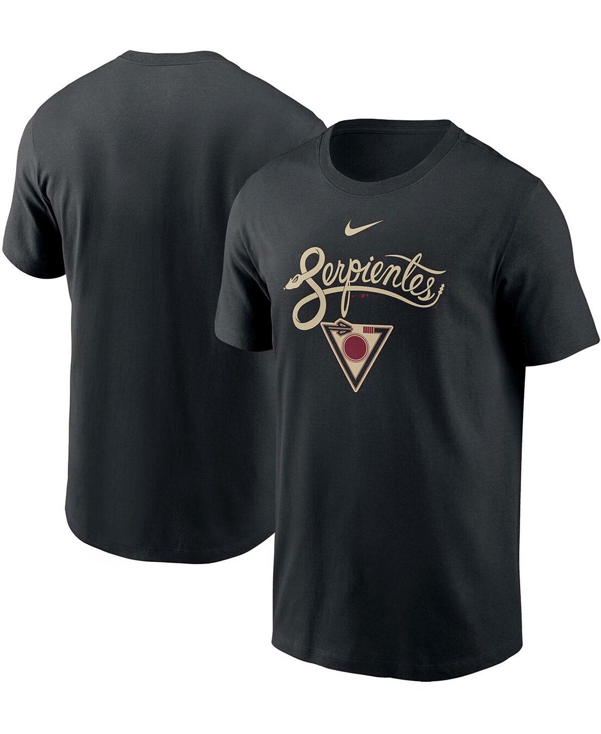 

Мужская черная футболка с рисунком arizona diamondbacks 2021 city connect Nike, черный