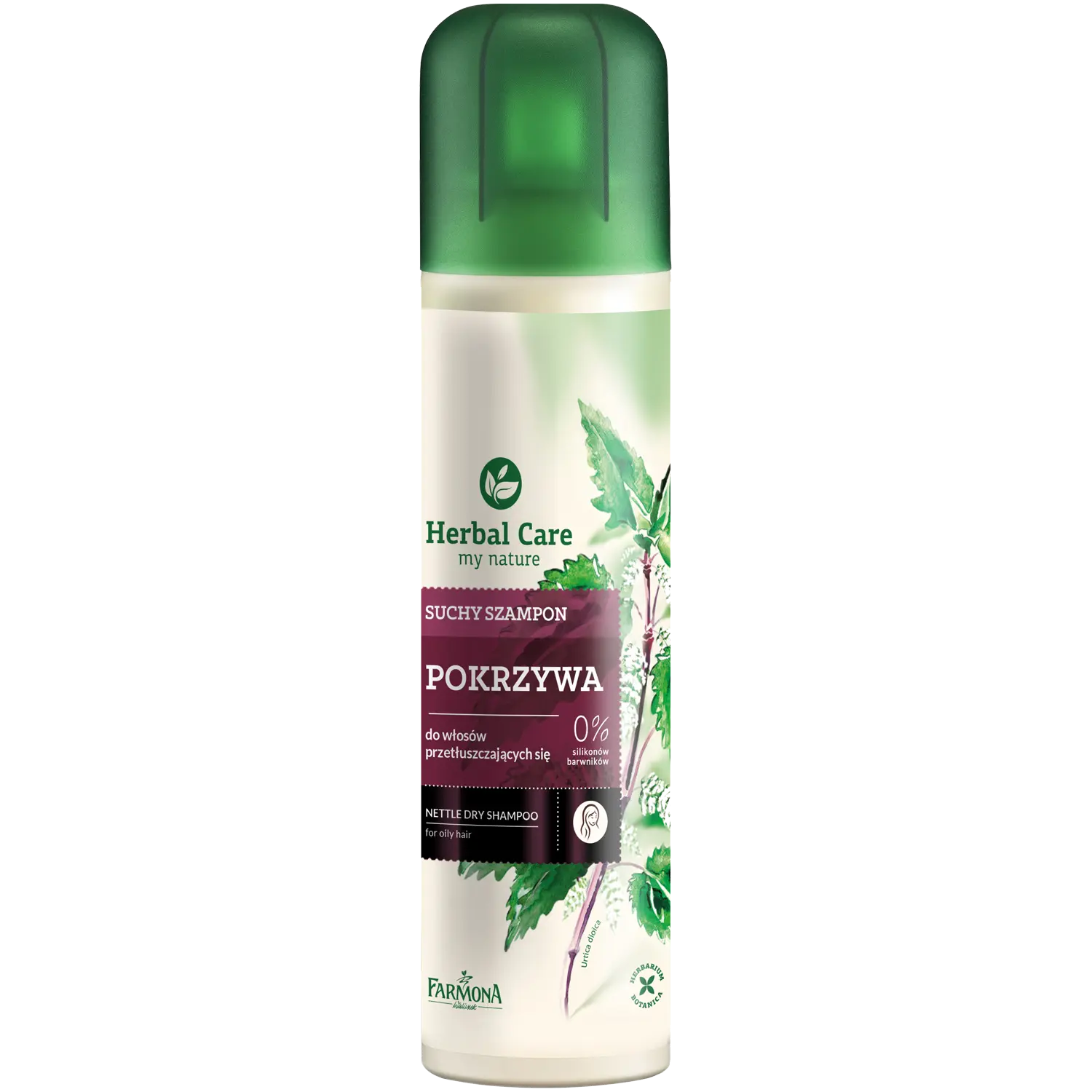 

Herbal Care Pokrzywa сухой шампунь для волос, 150 мл