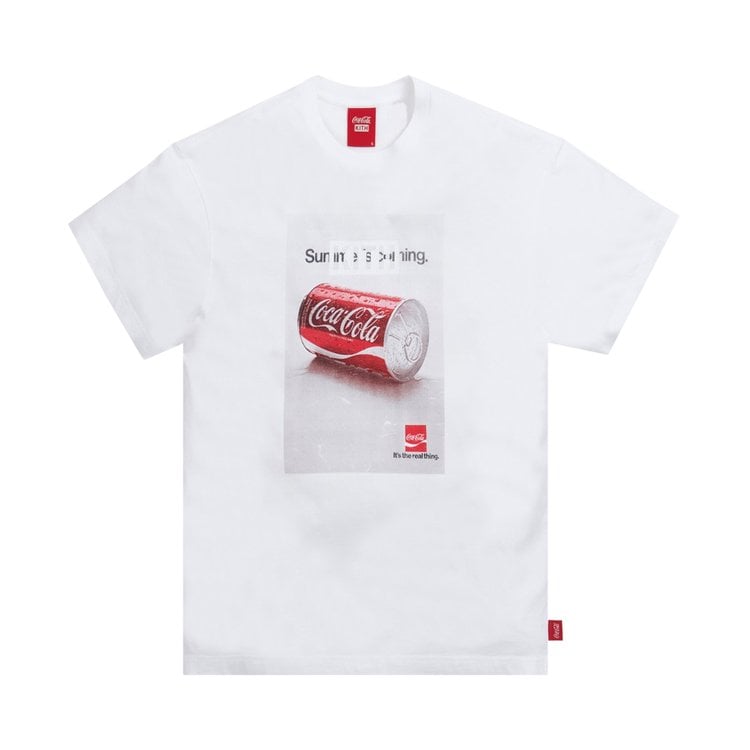 Футболка Kith x Coca-Cola Real Thing Vintage Tee 'White', белый - фото