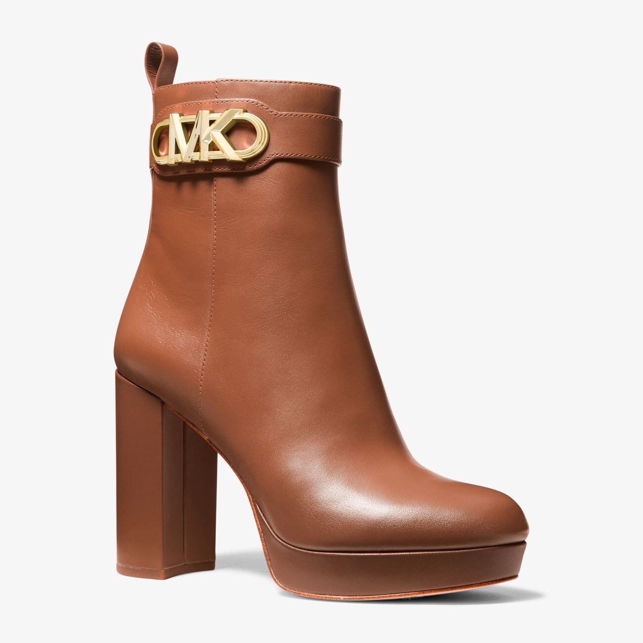 

Ботинки Michael Kors Parker Leather Platform, коричневый