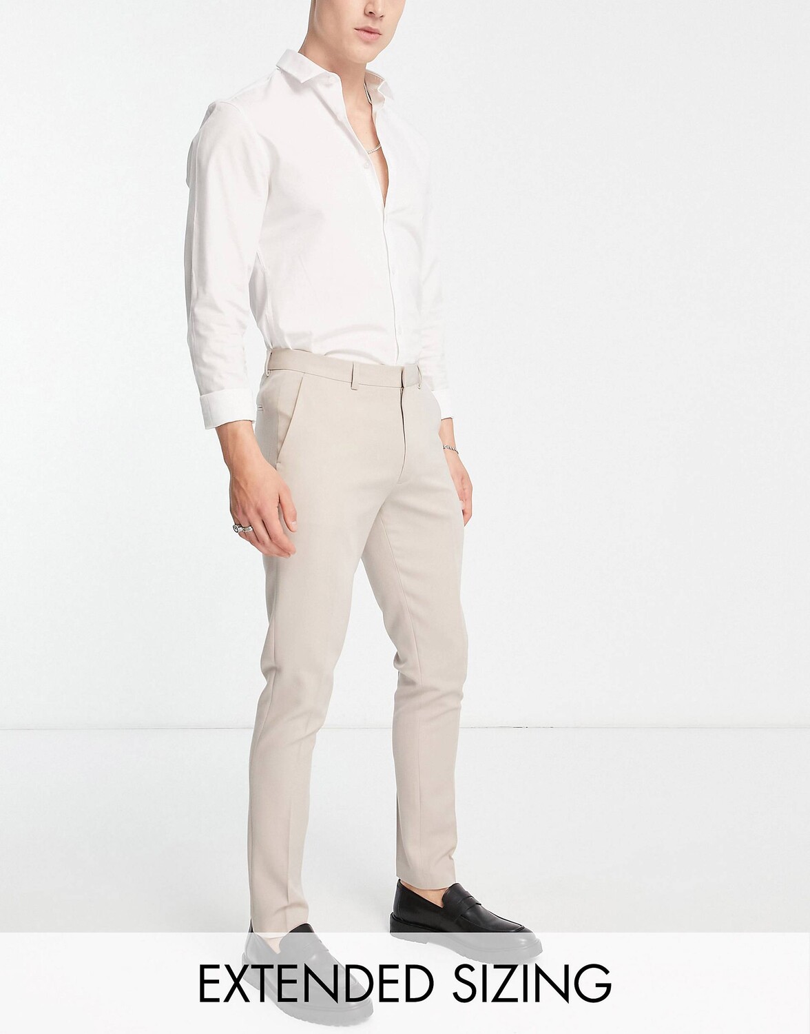 

Элегантные брюки скинни ASOS DESIGN, Серый