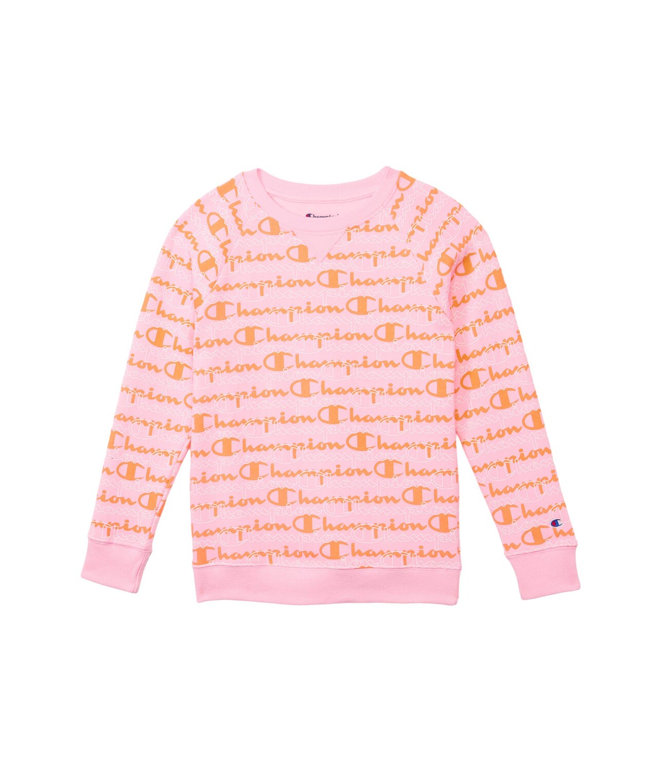 

Свитер Champion Kids, Aop Layered Script Fleece Crew