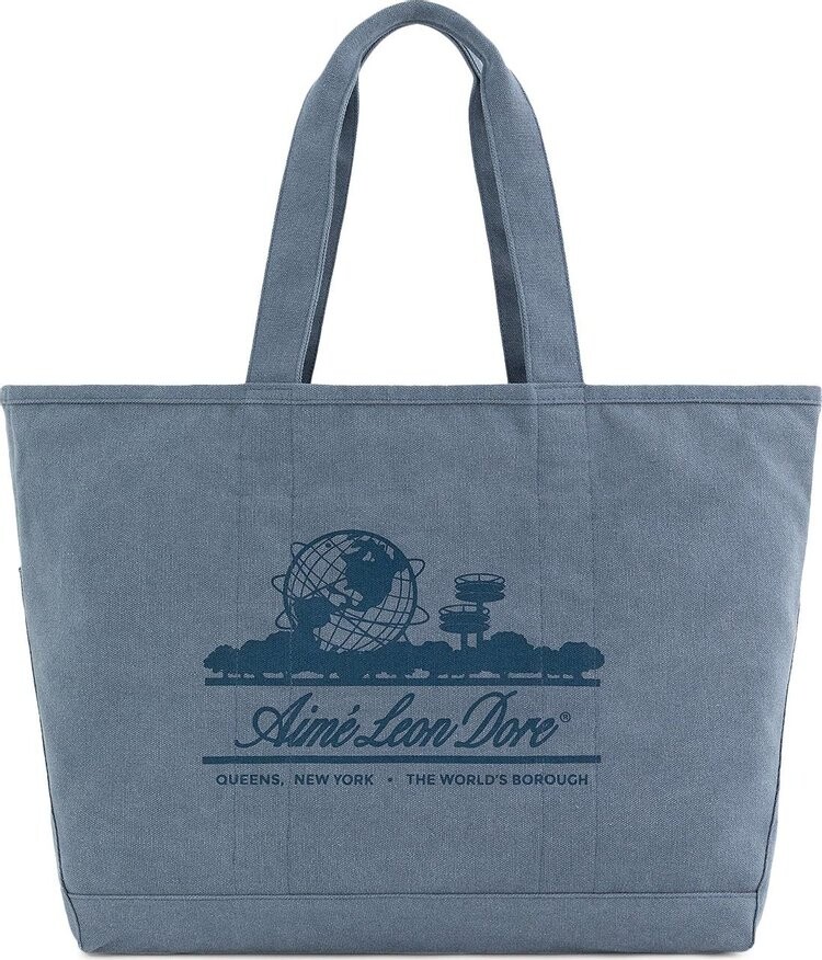 

Сумка Aimé Leon Dore Large Unisphere Tote Bag Indigo, синий