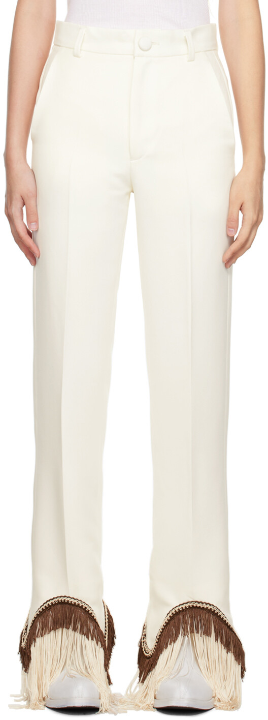 

Брюки Off-White Ruth Tanner Fletcher, Белый, Брюки Off-White Ruth Tanner Fletcher