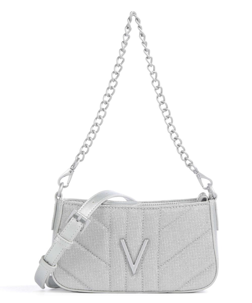 

Сумка через плечо Portobello из полиуретана. Valentino Bags, серебряный