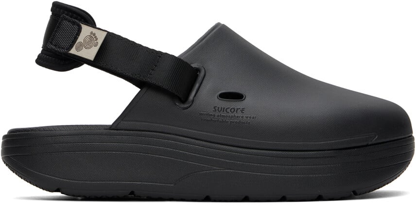 

Черные тапочки каппо Suicoke