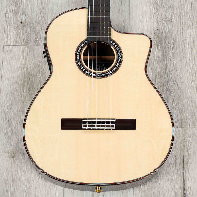Акустическая гитара Cordoba GK Pro Negra Nylon String Acoustic Classical Guitar, Solid Spruce Top конверты record pro gk r17