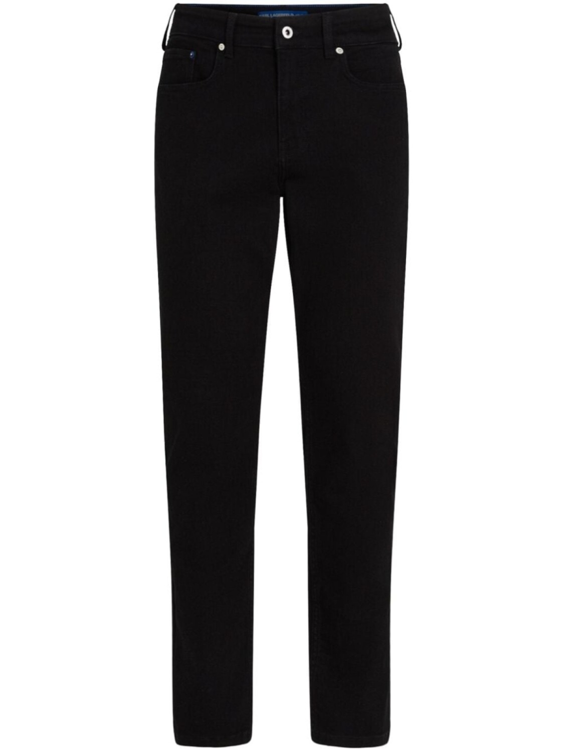 

Прямые джинсы средней посадки Karl Lagerfeld Jeans, черный