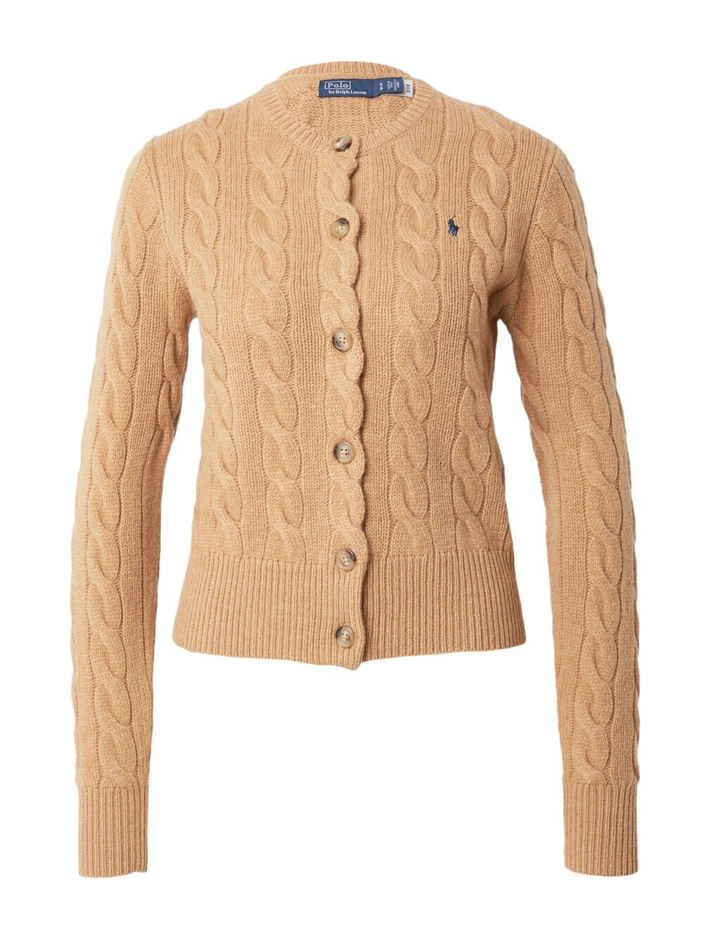 

Вязаный кардиган Polo Ralph Lauren, кэмел