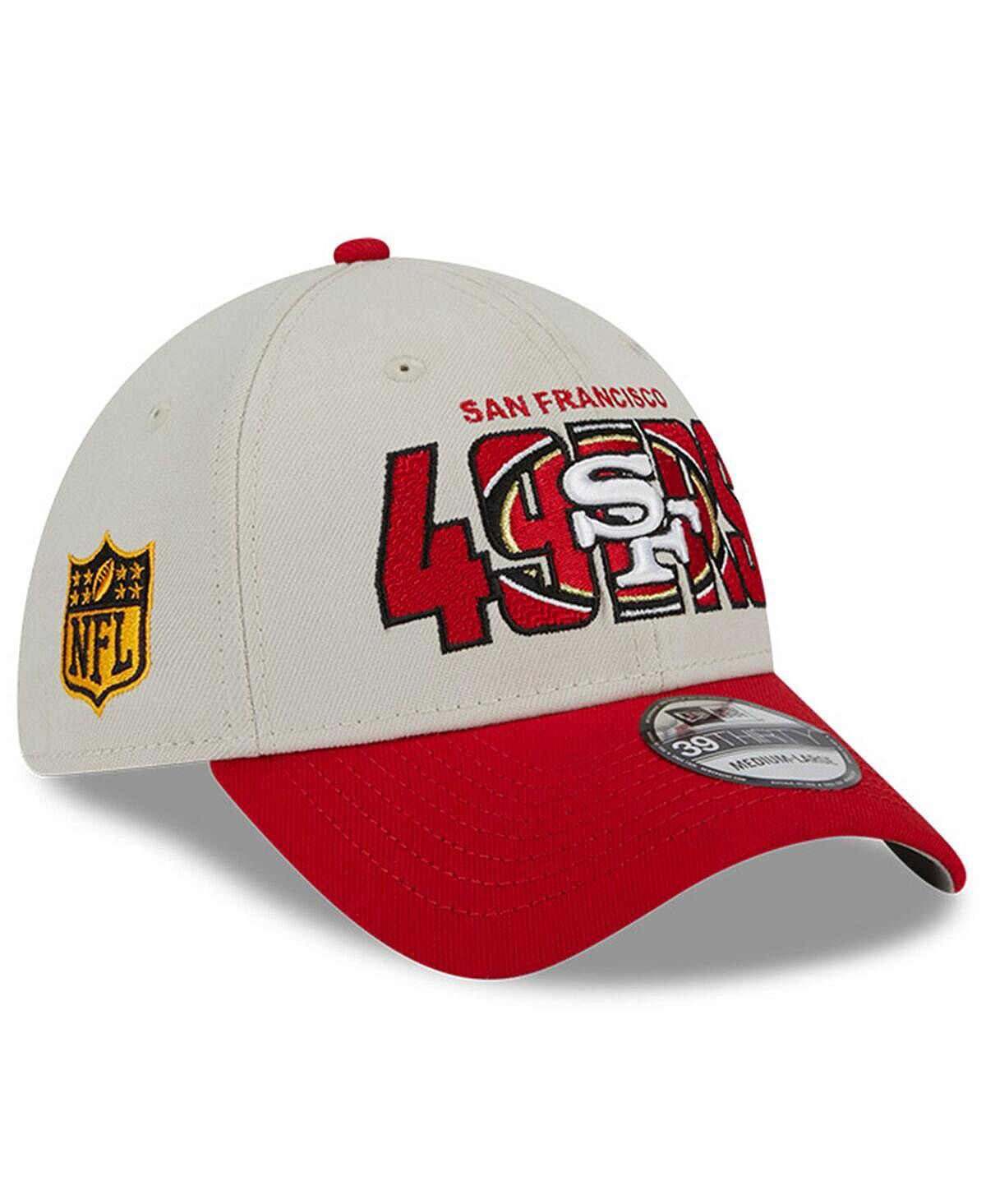 

Мужская гибкая кепка Stone, Scarlet San Francisco 49ers 2023 NFL Draft 39THIRTY New Era