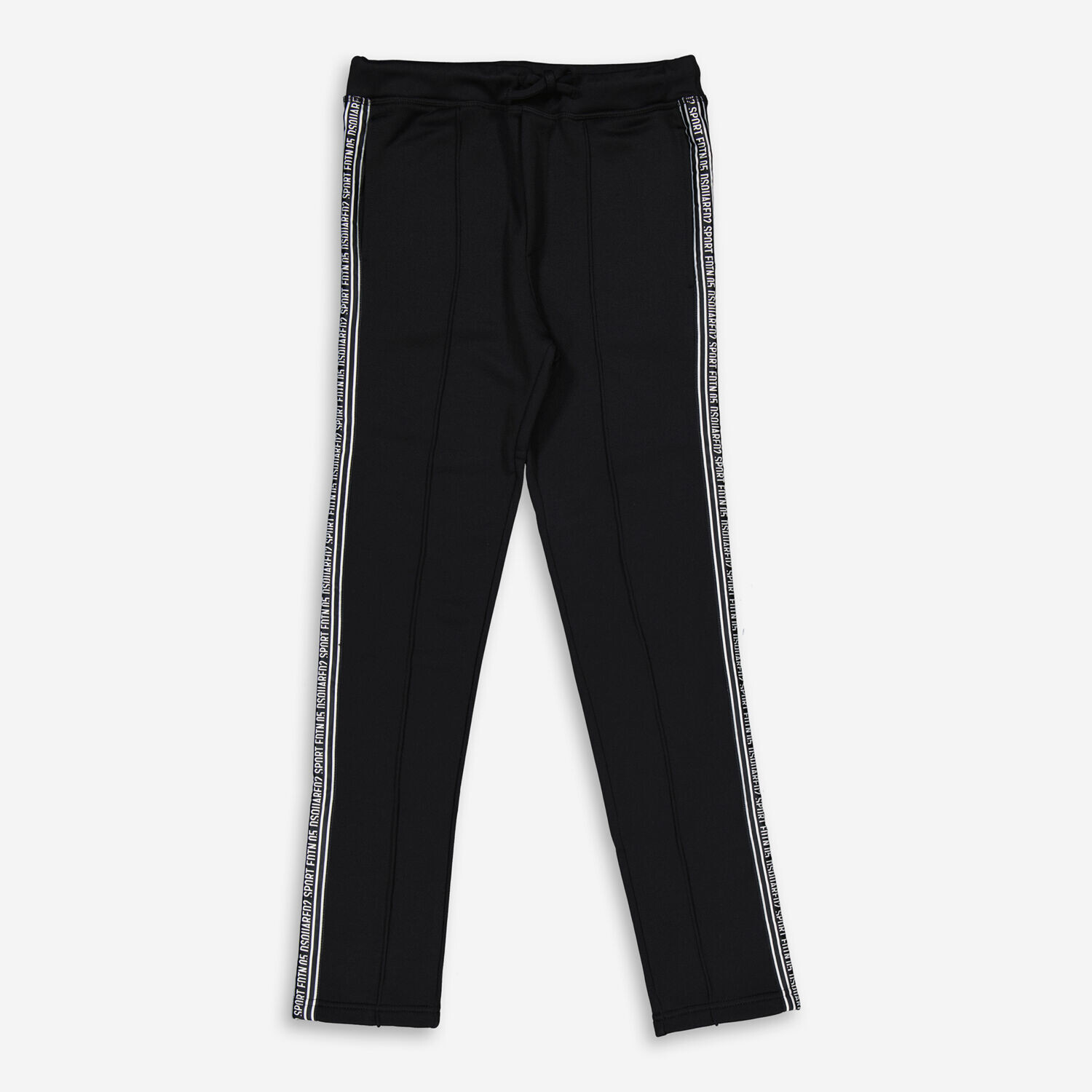 

Черные спортивные брюки с полосками с логотипом Dsquared2
