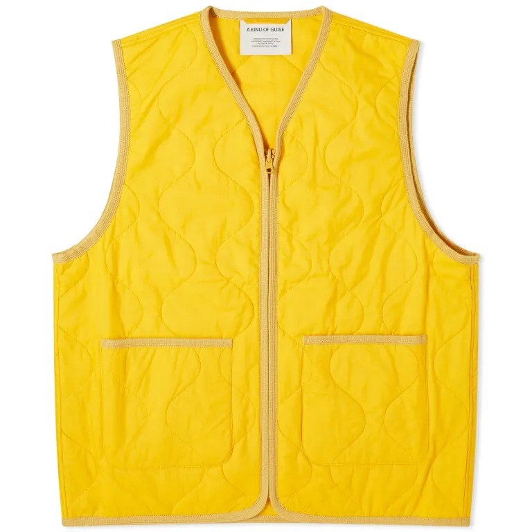 

Жилет A Kind Of Guise Bogdan Quilted, желтый