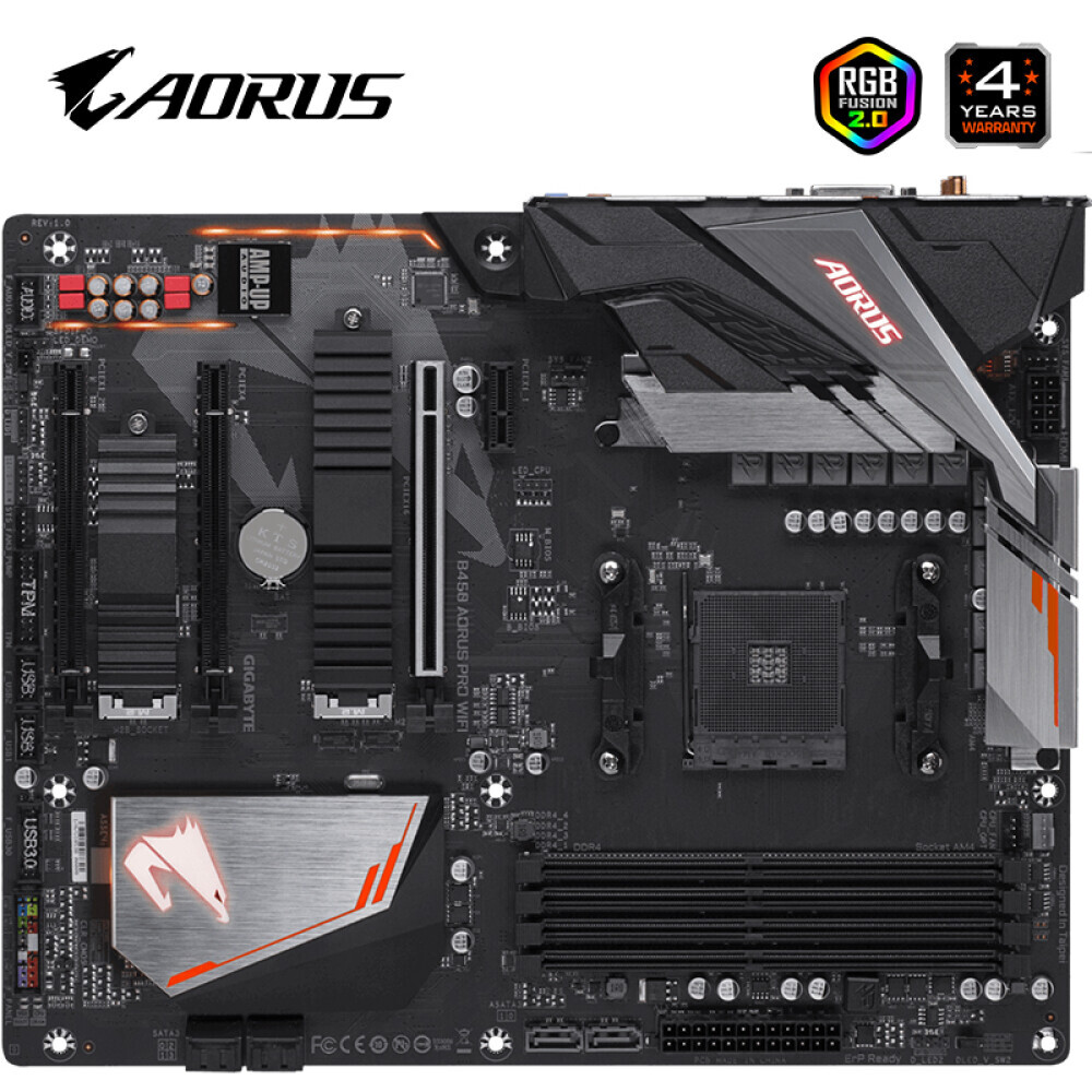 

Материнская плата Gigabyte B450 AORUS PRO WIFI