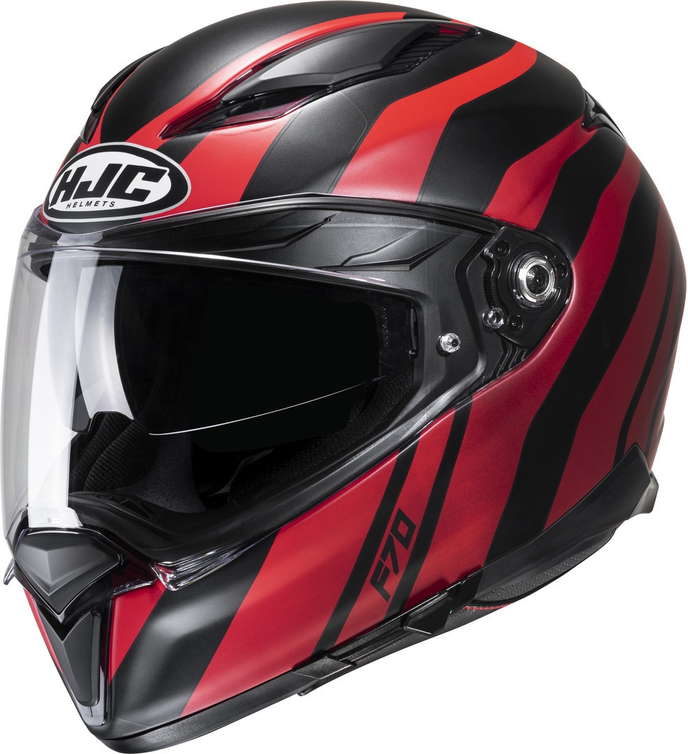 HJC F70 Galla Шлем, черный/красный
