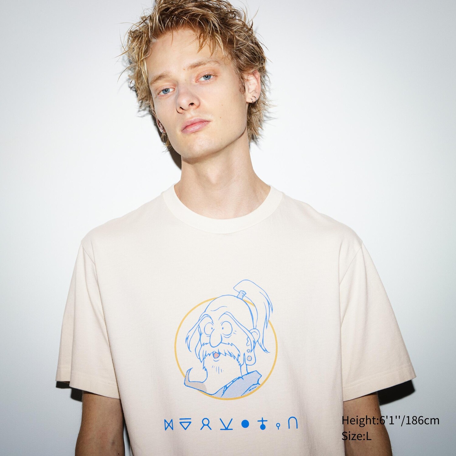 

Футболка Uniqlo Hunter × Hunter UT с коротким рукавом, молочный