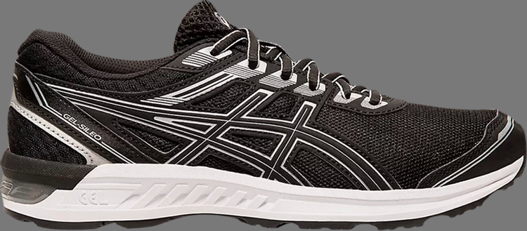 Кроссовки wmns gel sileo 'black silver' Asics, черный - фото