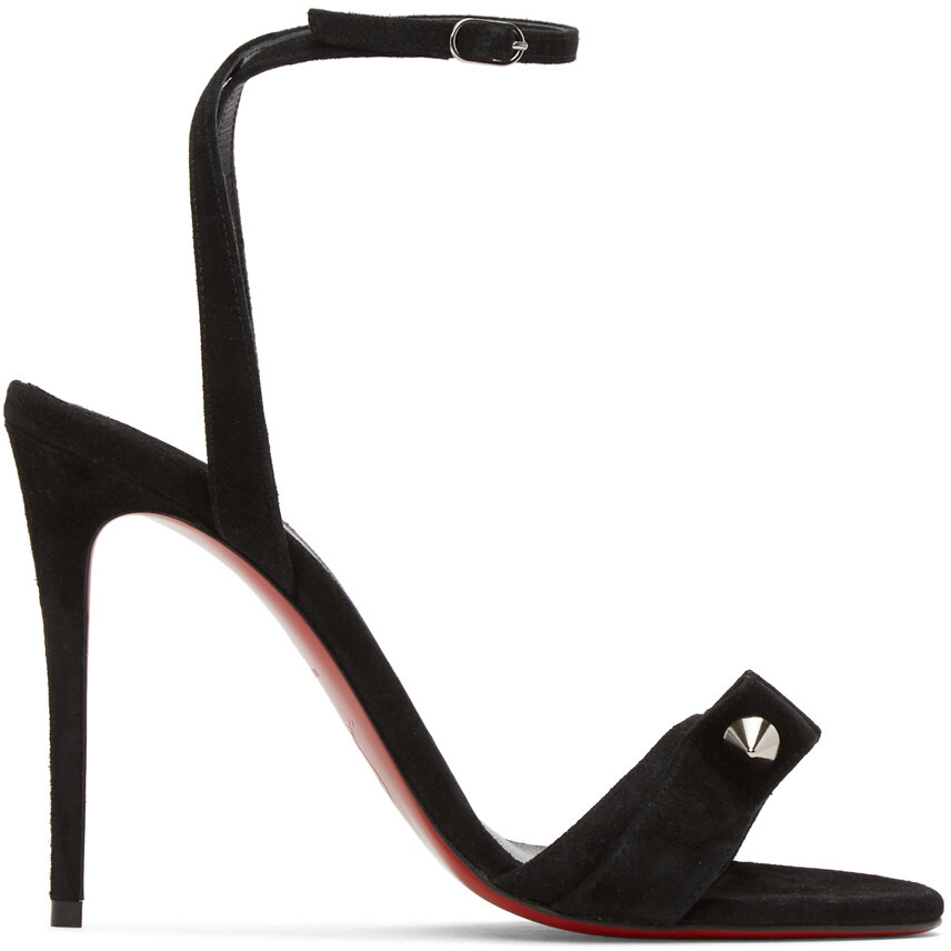 

Черные замшевые туфли на каблуке Umberta 100 Christian Louboutin