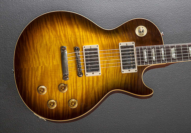 

Стандартное переиздание Les Paul 1959 года - Green Lemon Burst Gibson Les Paul Standard Reissue -