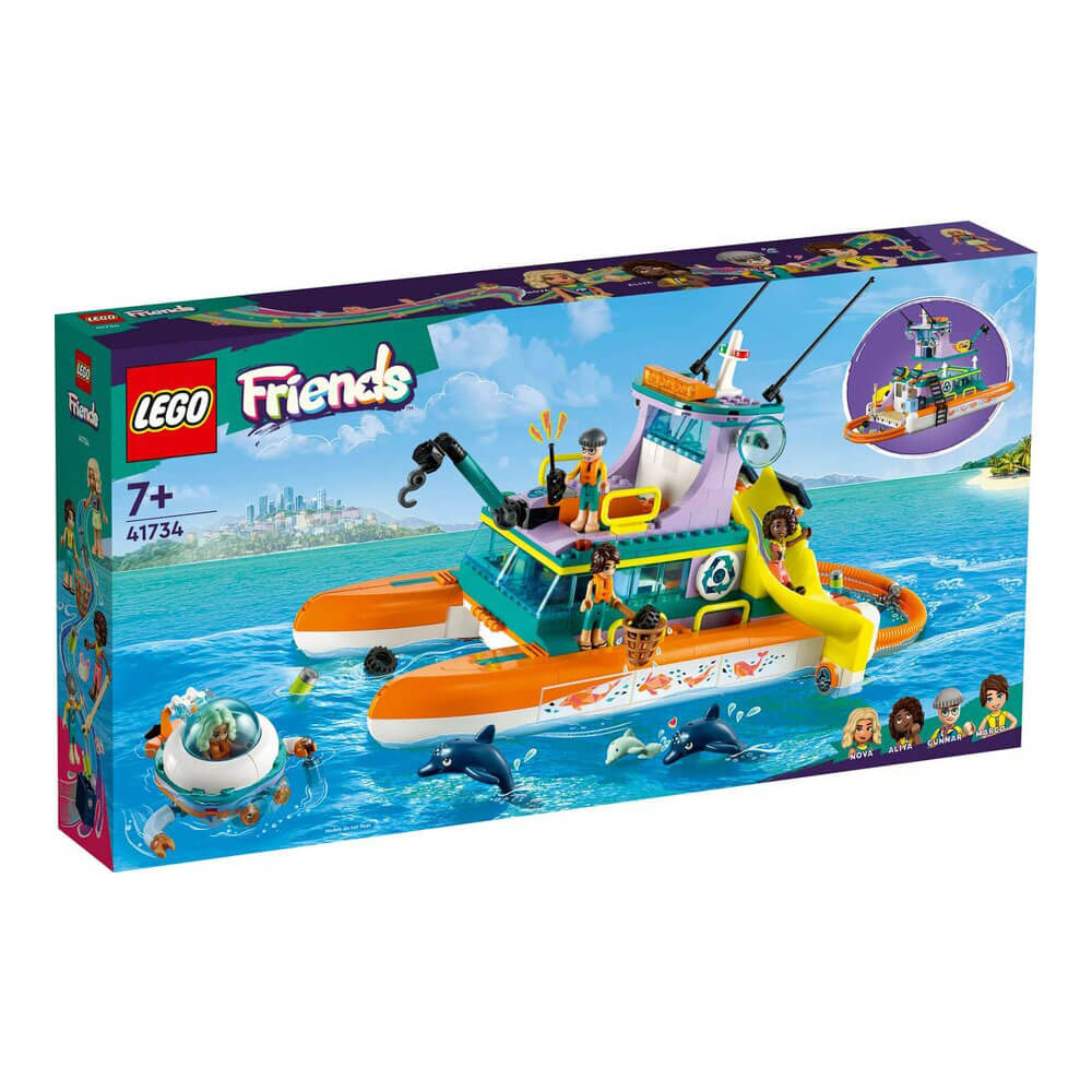 цена Конструктор LEGO Морской Спасательный корабль, 717 деталей