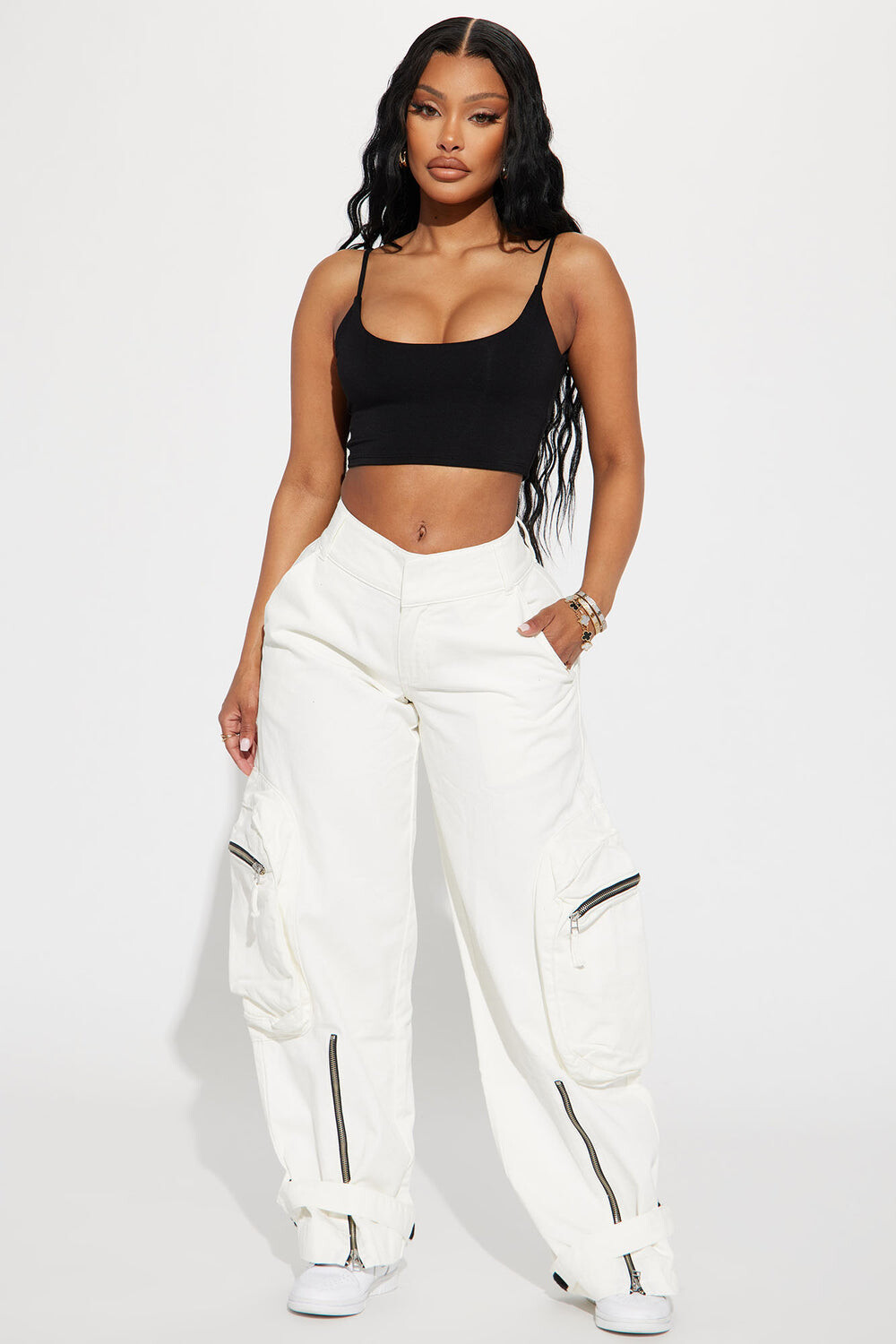 

Джинсы Fashion Nova FN1514OFW, слоновая кость