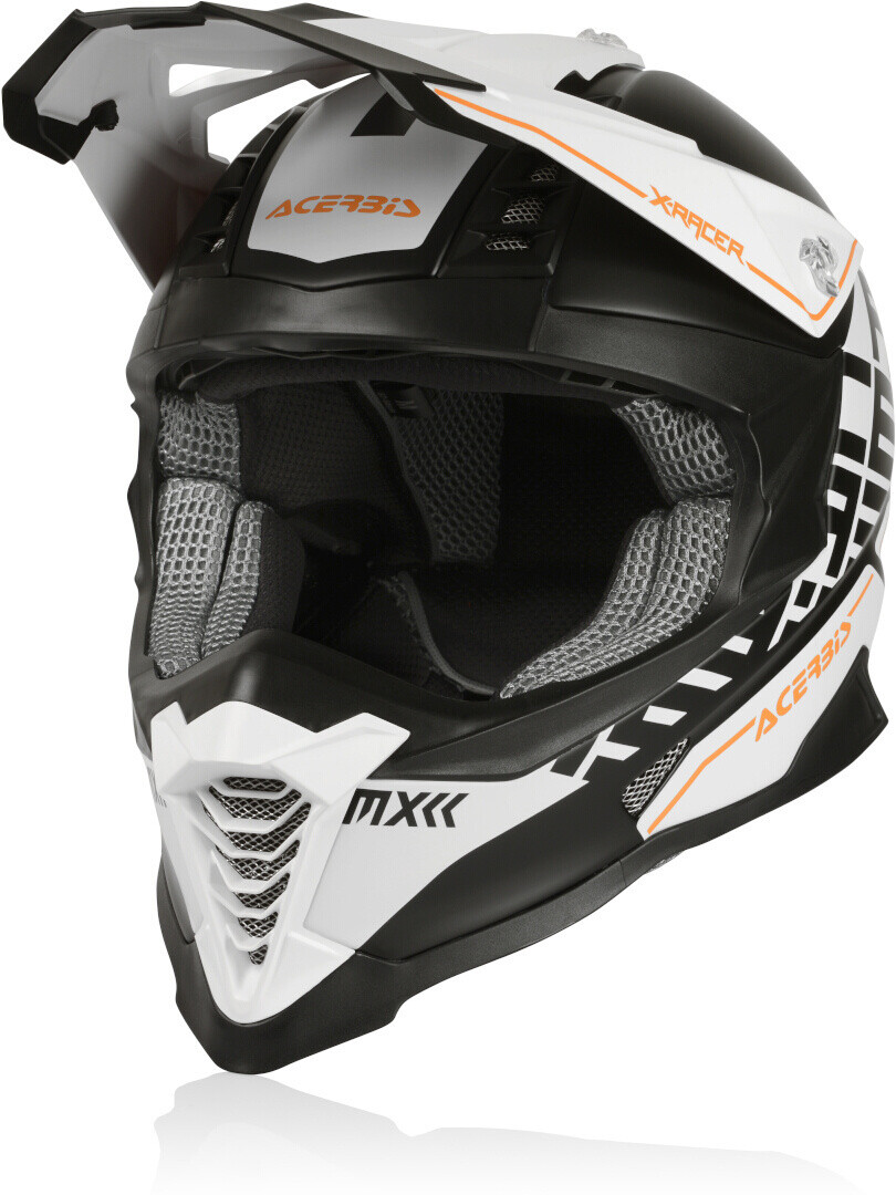 

Шлем Acerbis X-Racer VTR для мотокросса, белый/черный/оранжевый