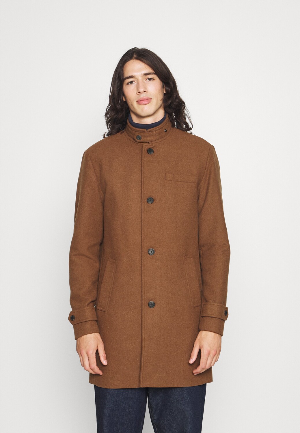 

Пальто короткое Jack & Jones Premium, хаки