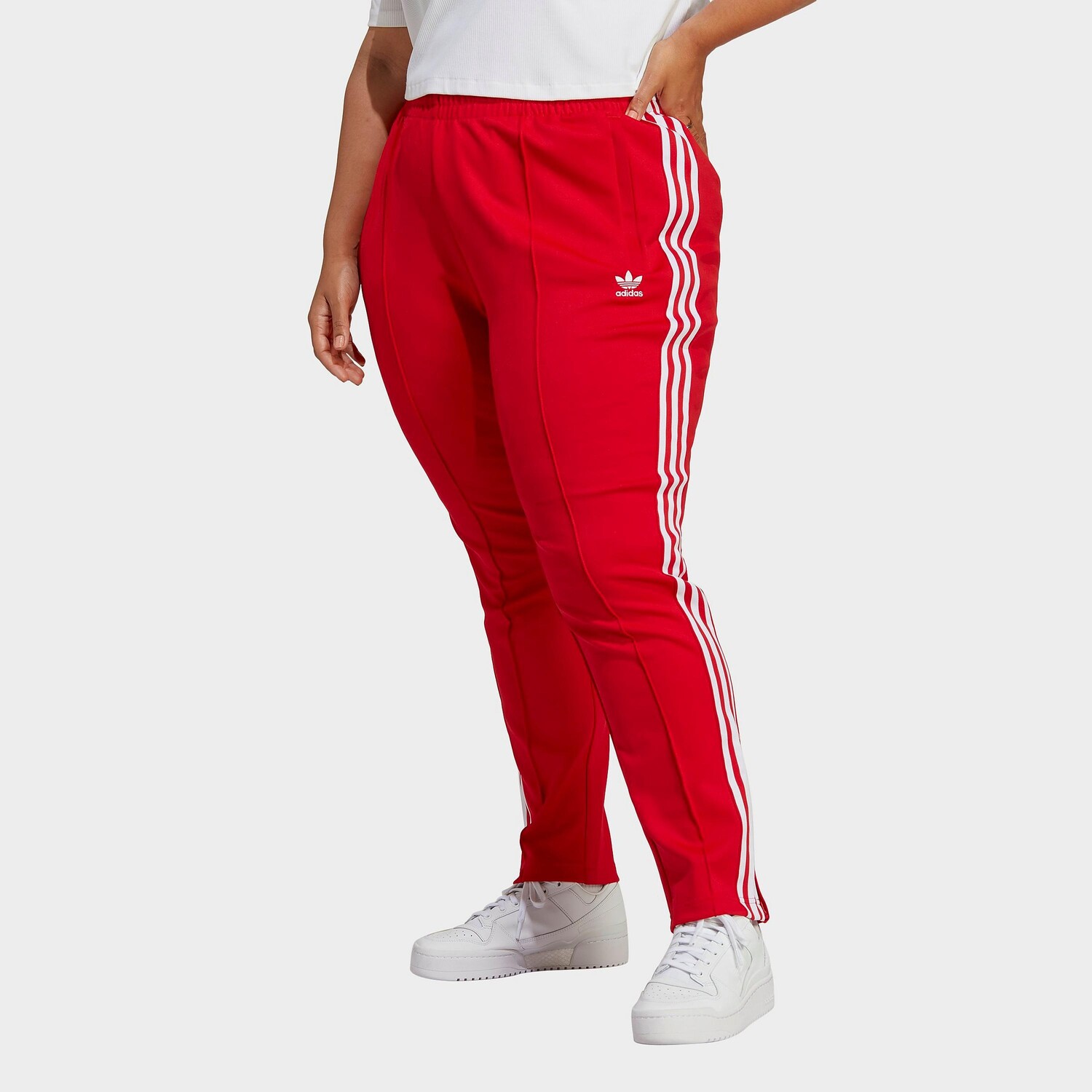 

Женские спортивные штаны Adidas Originals Adicolor Superstar (большие размеры), красный
