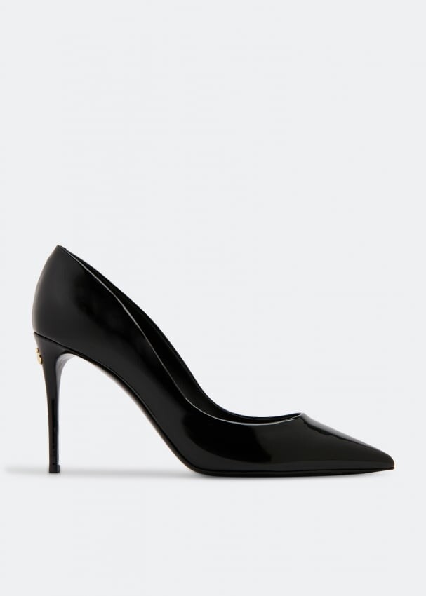 Туфли DOLCE&GABBANA Patent leather pumps, черный