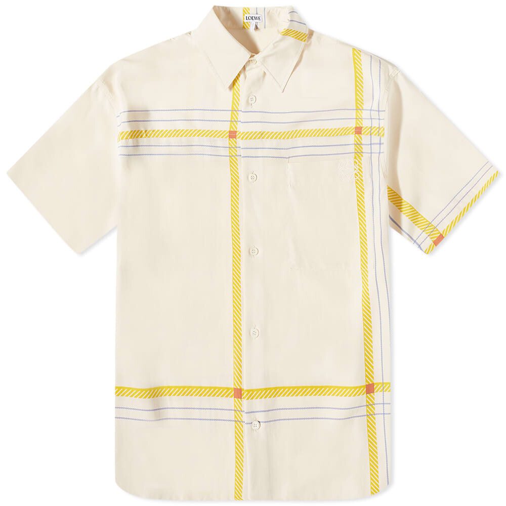 

Рубашка Loewe Short Sleeve Check Shirt