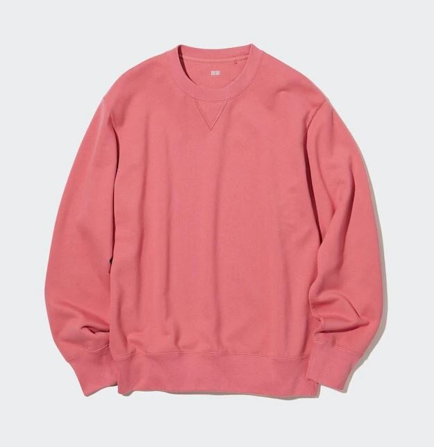 

Свитшот Uniqlo Cotton, розовый