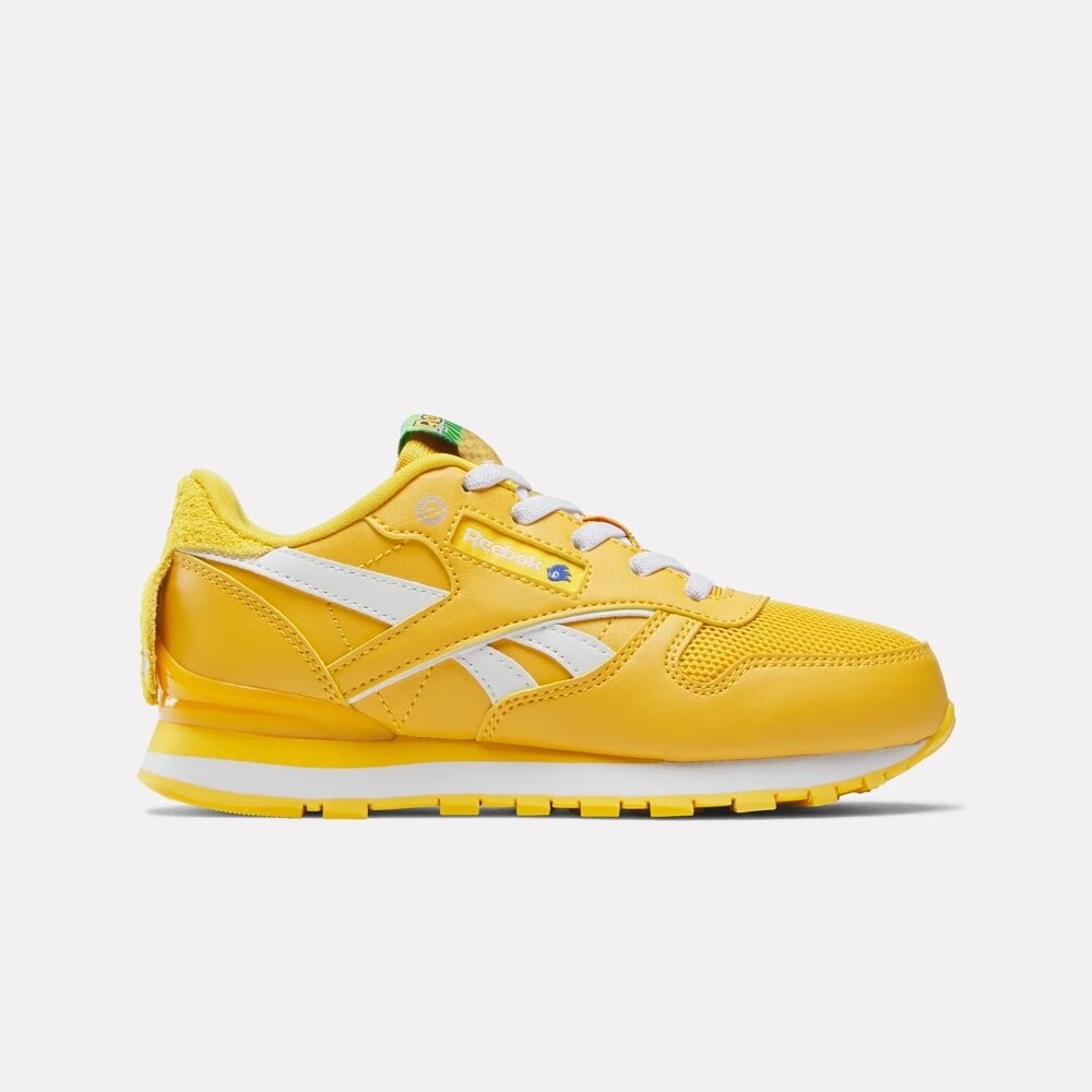 

Кроссовки для малышей Reebok x Sonic Classic Leather Step 'N' Flash PS, желтый