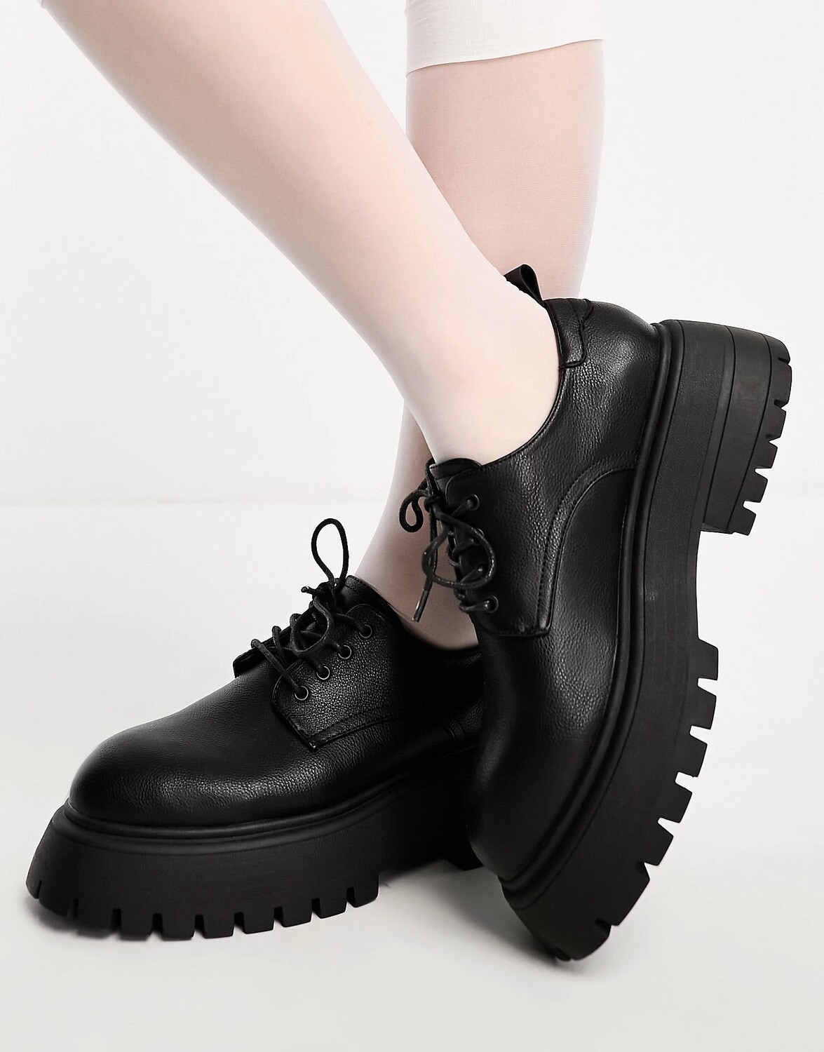 

Полуботинки Asos Design Mars Lace Up, черный