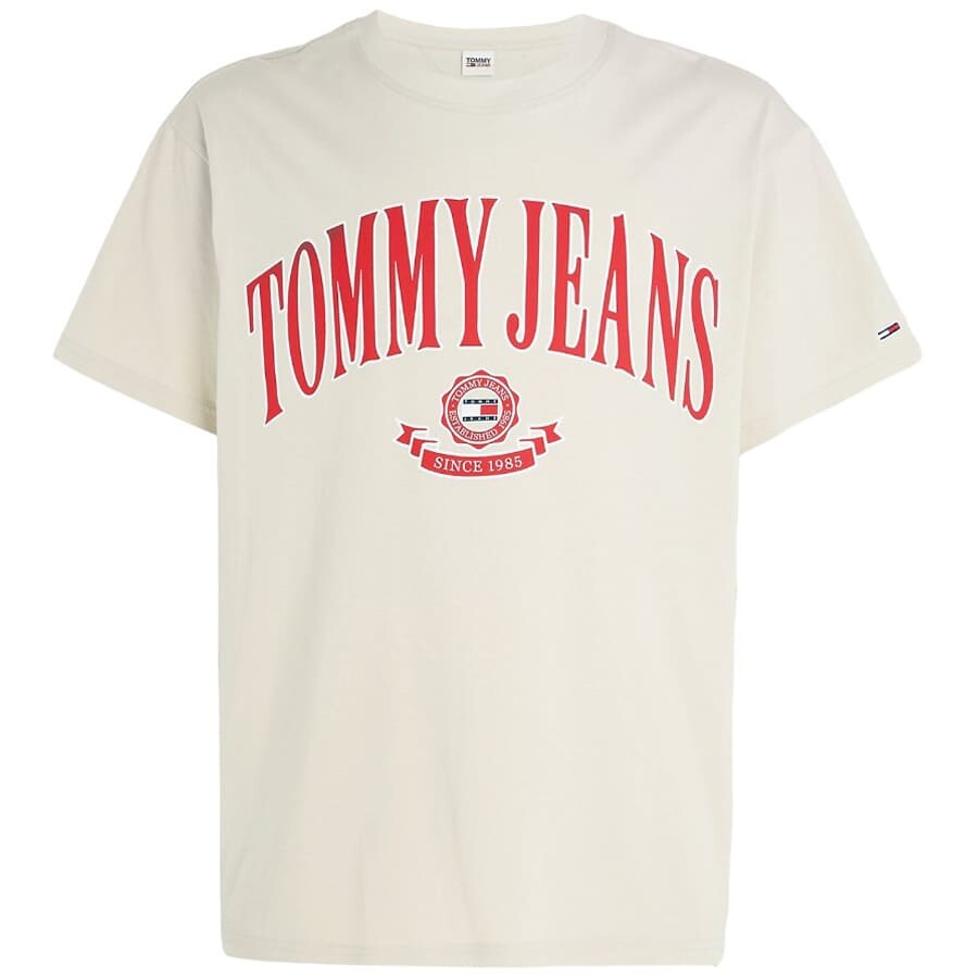 

Футболка Tommy Jeans Modern Prep Varsity, бежевый