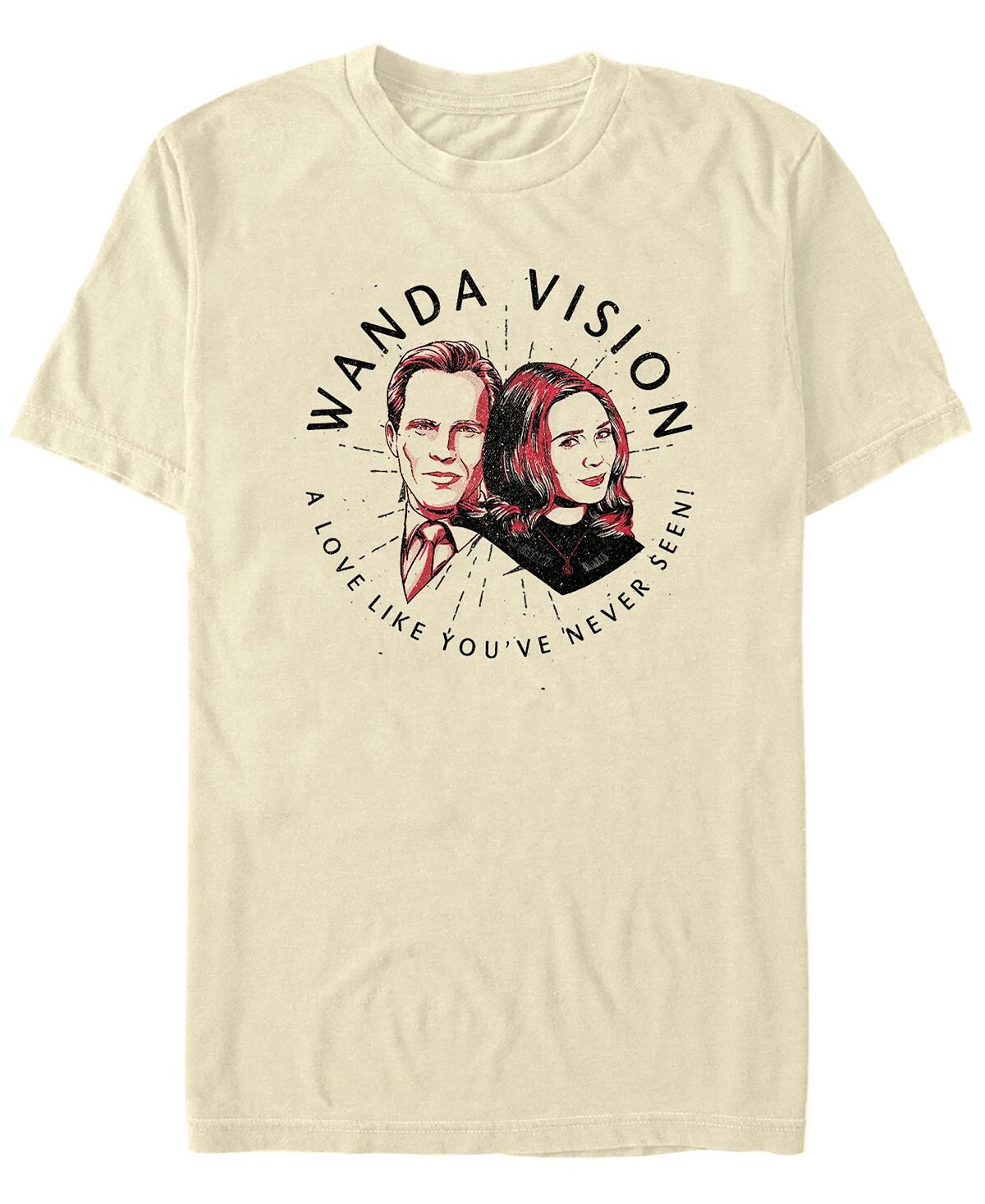 

Мужская футболка с коротким рукавом live action wandavision wanda badge Fifth Sun