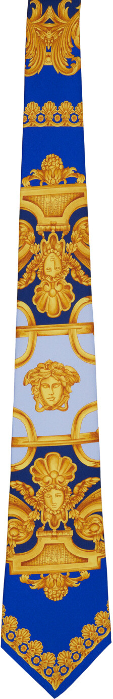 

Синий галстук Barocco 660 Versace