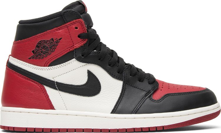 Nike air jordan 1 retro high bred on sale toe