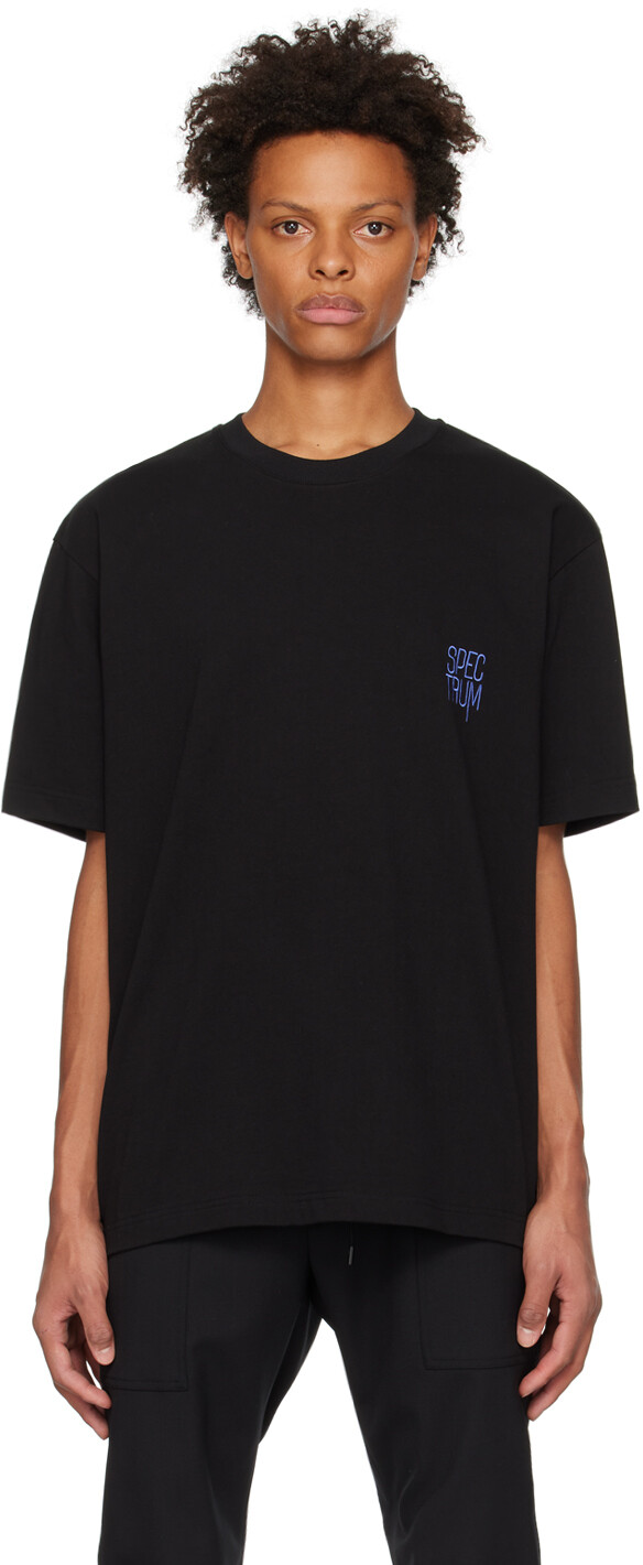 

Черная футболка с рисунком Solid Homme, Черный