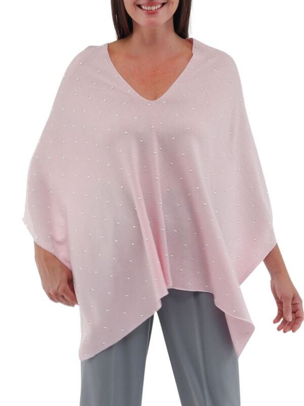 

Топ In2 By In Cashmere из шерсти и кашемира искусственный жемчуг, белый