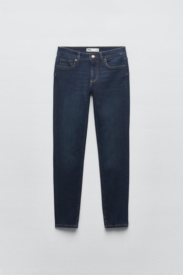 

Джинсы Zara Zw The Contour Skinny, синий