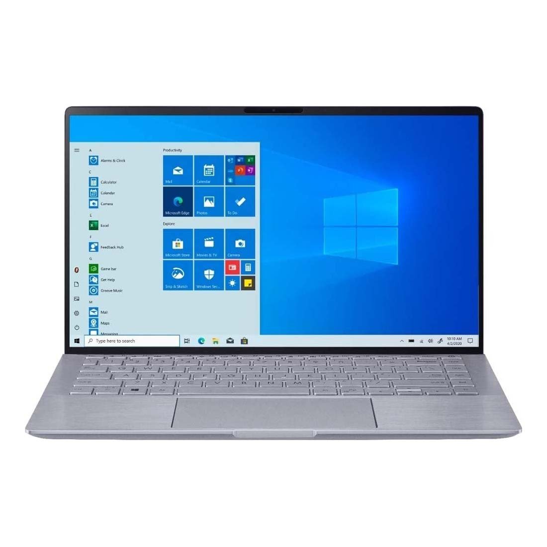 Ноутбук Asus ZenBook 14 Q407, 8Gb/256Gb, серый - фото