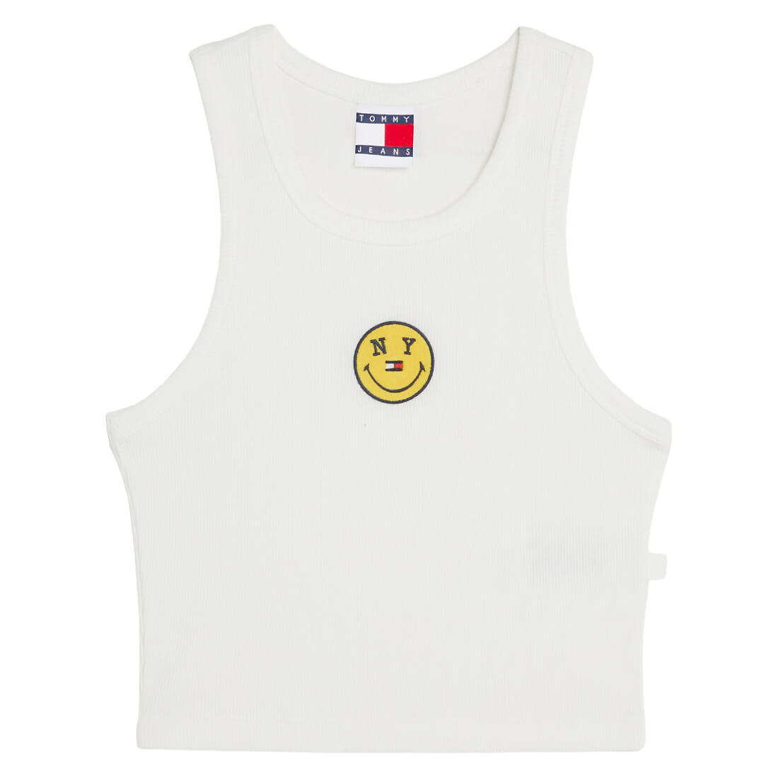 

Топ Tommy Jeans by Tommy Hilfiger X Smiley Tank Cropped, белый