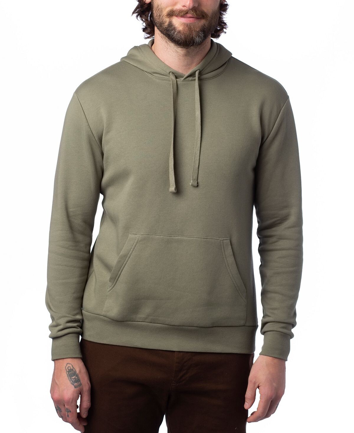 

Мужская толстовка с капюшоном eco-cozy pullover Alternative Apparel, мульти, Серый